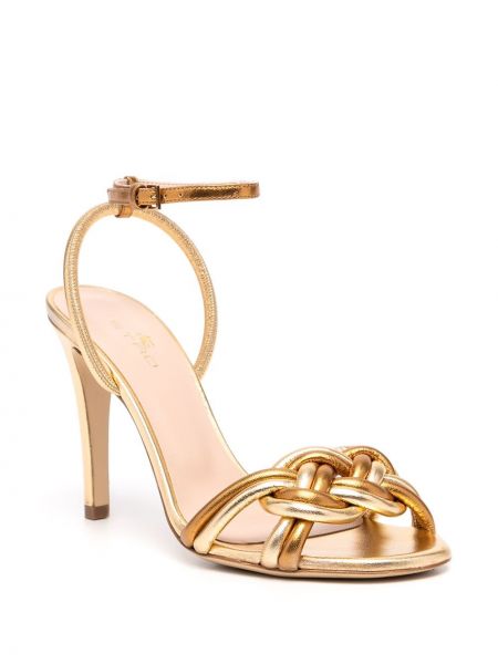 Pletené sandály Etro zlaté