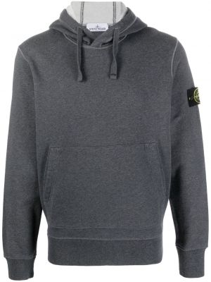 Hoodie Stone Island grå