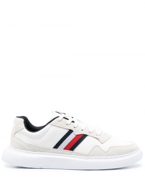 Gestreifter sneaker Tommy Hilfiger weiß