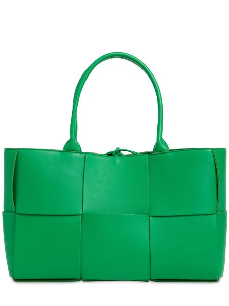 Lær shoppingbag Bottega Veneta