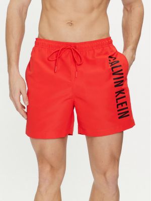 Шорти Calvin Klein Swimwear червено