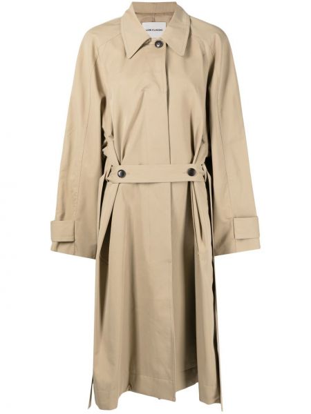 Klassisk oversized trenchcoat Low Classic brun