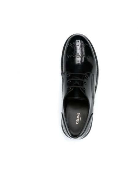 Zapatos derby elegantes Celine negro