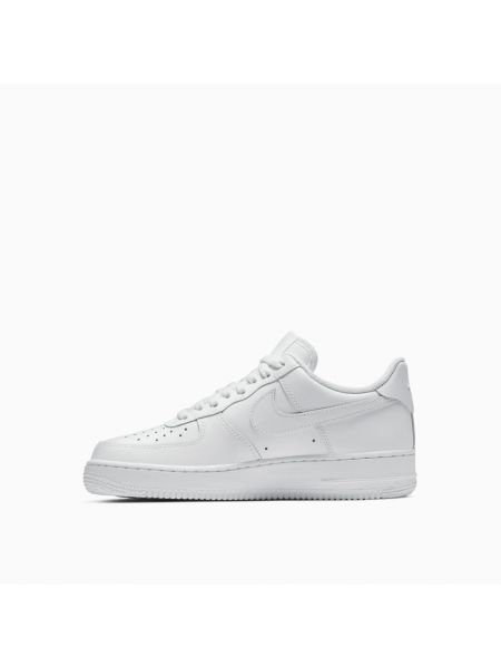 Sneakersy skórzane Nike białe