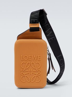Taška přes rameno Loewe oranžová