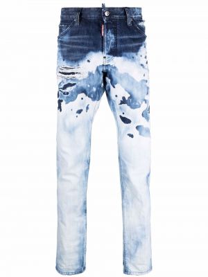 Nødlidende jeans med normal passform Dsquared2 blå