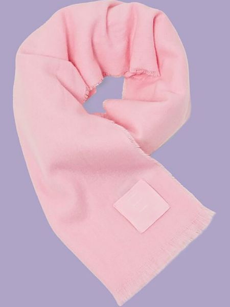 Шерстяной шарф Esprit розовый