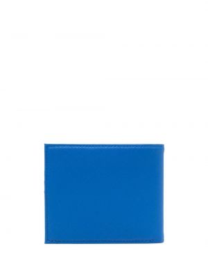 Portefeuille en cuir Emporio Armani bleu
