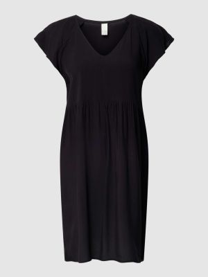 Sukienka midi z wiskozy Qs By S.oliver czarny
