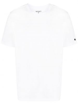 T-shirt en coton à imprimé Carhartt Wip Blanc