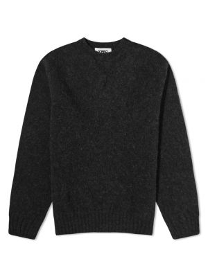 Трикотажный свитер с круглым вырезом Ymc черный