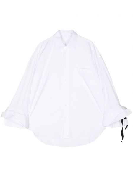 Βαμβακερό πουκάμισο Marina Yee λευκό