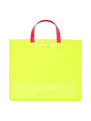Shopper handtasche mit taschen Comme Des Garçons gelb