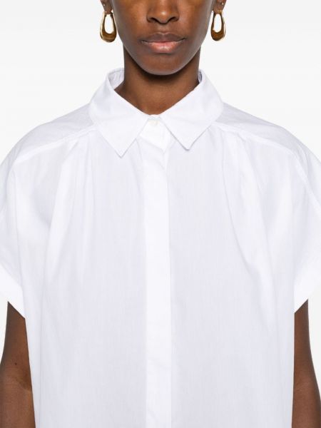 Camicia ricamata Ermanno bianco