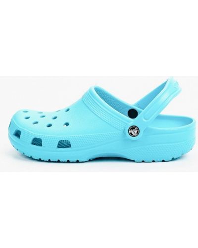 Сабо Crocs, голубые