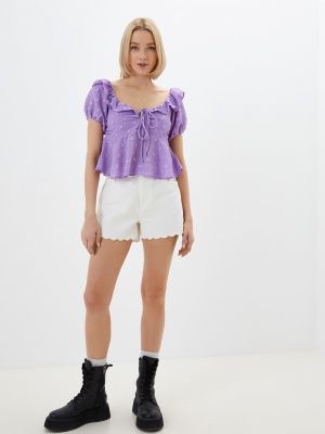 Блузка Koton фиолетовая
