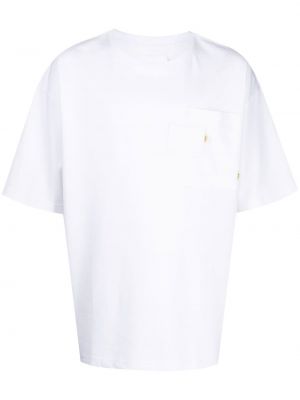 Тениска с джобове Off Duty бяло