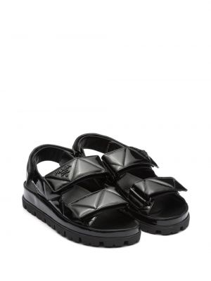 Stepētas sandales Prada melns