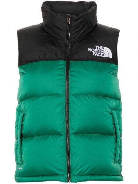 Retro tikattu liivi The North Face vihreä