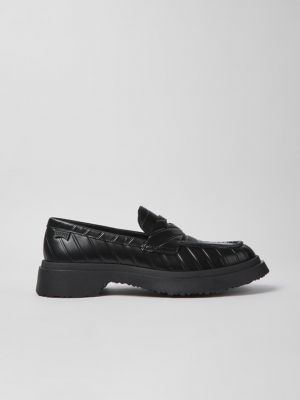 Usnjene nizki čevlji Camper črna