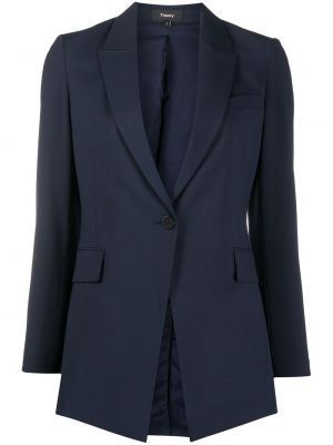 Lang blazer Theory blå