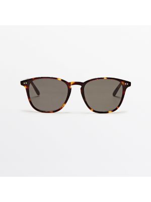 Солнцезащитные очки Massimo Dutti Resin коричневый