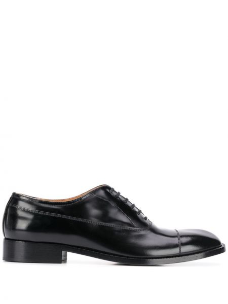 Nėriniuotos oksfordo batai su raišteliais Maison Margiela juoda
