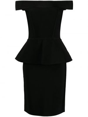 Peplum dress Herve L. Leroux svart