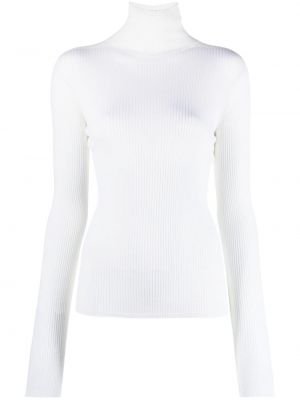 Vlnený sveter Sportmax biela