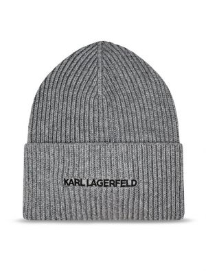 Kepurė Karl Lagerfeld pilka