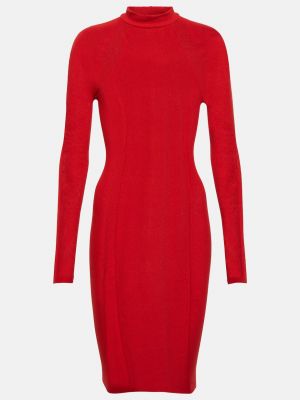 Платье мини из джерси Wolford красное