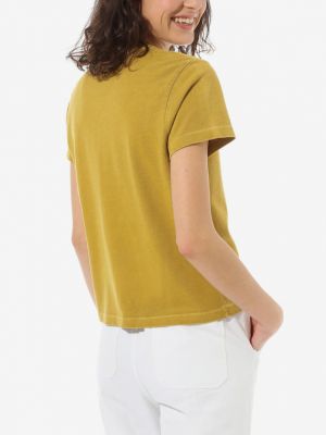 T-shirt Vans gelb