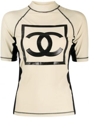 Tričko s potlačou Chanel Pre-owned