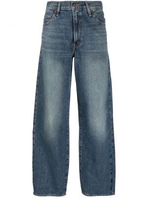 Slim fit straight jeans aus baumwoll ausgestellt Levi's® blau