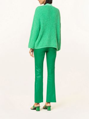 Sweter z alpaki Riani zielony