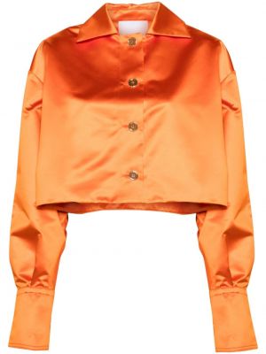 Satenska jakna Patou oranžna
