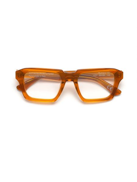 Okulary Retrosuperfuture pomarańczowe