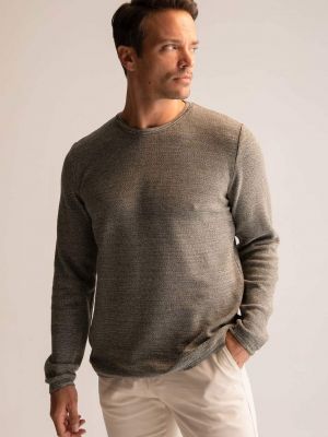 Reverzibilen pulover Defacto rjava