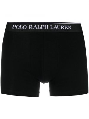 Iš natūralios odos džinsiniai šortai slim fit su užtrauktuku Polo Ralph Lauren