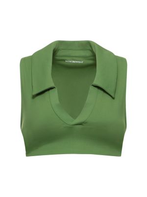 Tricou polo Weworewhat verde