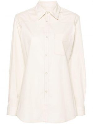 Памучна риза Lemaire бяло