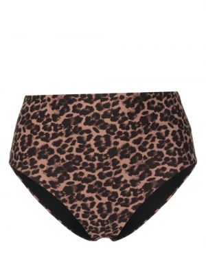 Bikini s printom s leopard uzorkom The Upside smeđa