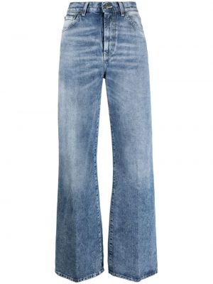 Jeans bootcut taille haute Dondup bleu