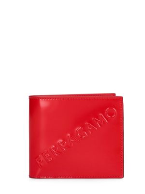 Kožená peňaženka Ferragamo červená