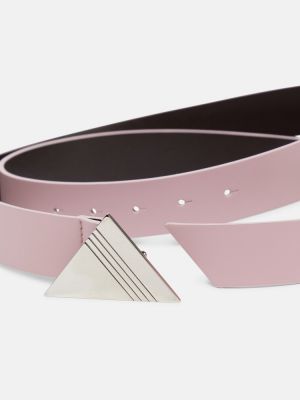 Ceinture en cuir The Attico rose