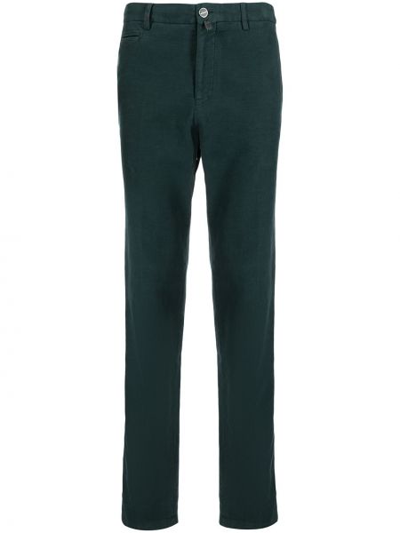 Pantalones chinos Kiton verde
