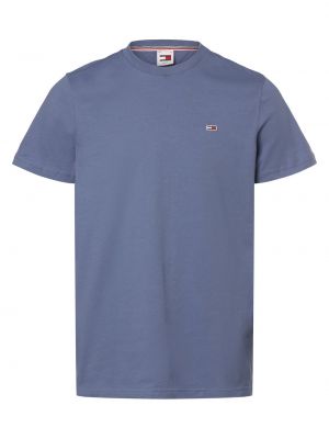 Koszulka bawełniana Tommy Jeans niebieska