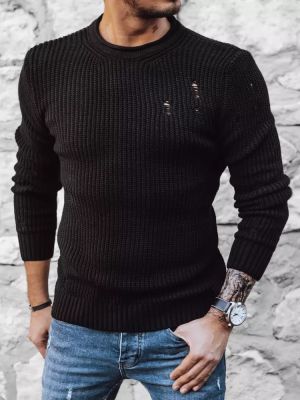 Пуловер Dstreet черно