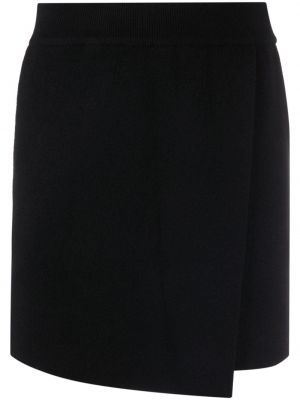 Kašmírové mini sukně Lisa Yang černé