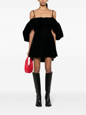 Aksamitna sukienka koktajlowa Etro czarna